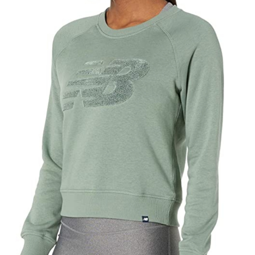 New Balance Women's Chenille Brushed Crew Top